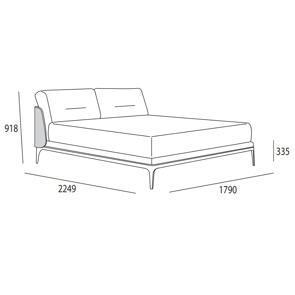 Settanta Double Bed by Dall'Agnese