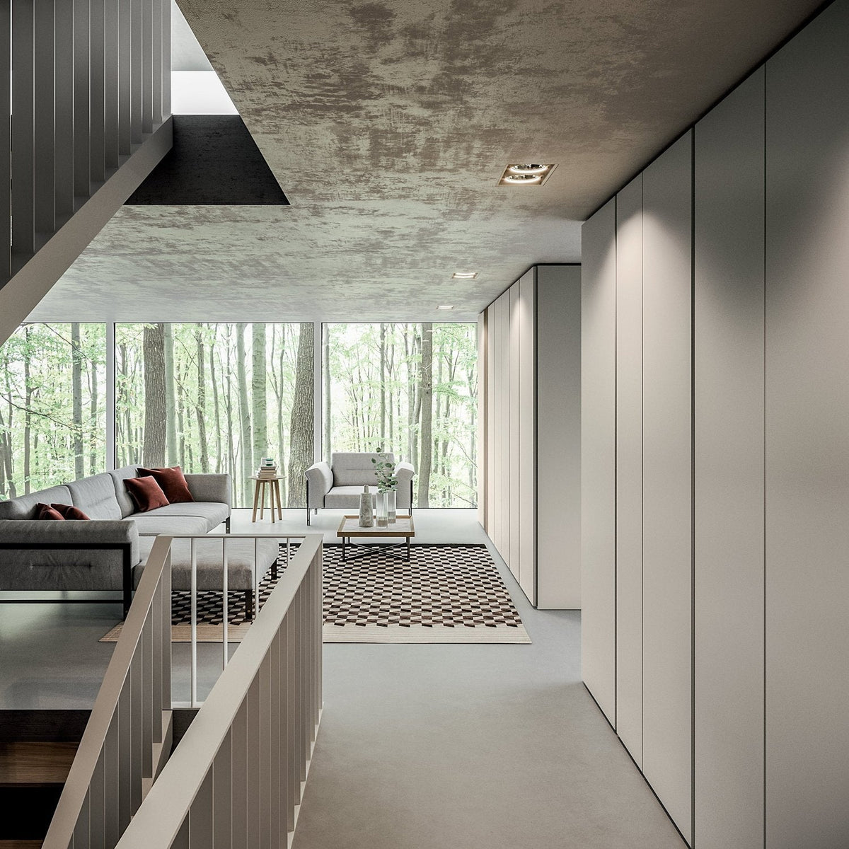 Emotion Up Hinged Wardrobe with Tecno Doors