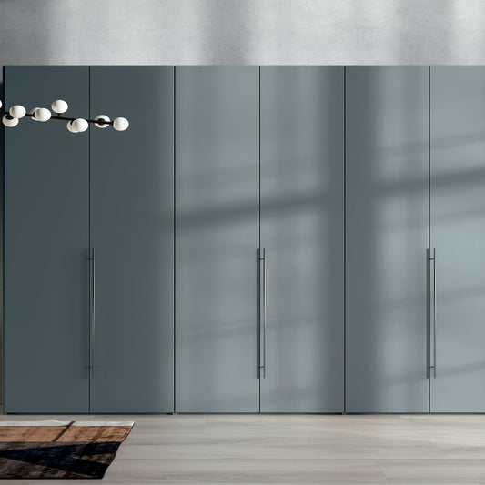 Emotion Up Simply Wardrobe with Matt Lacquered Hinged Doors