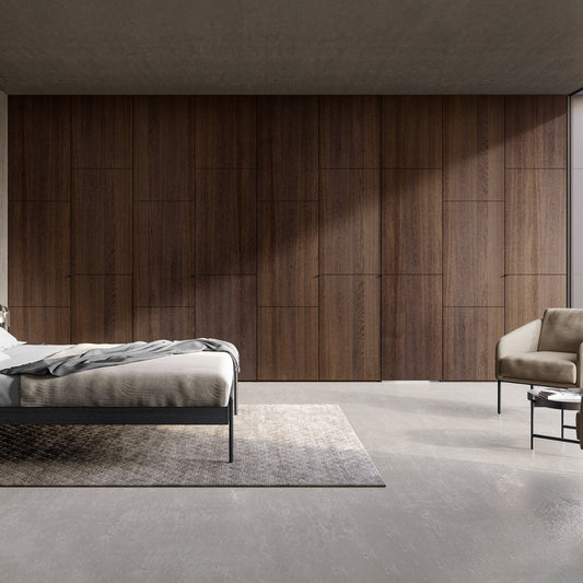 Emotion Up Wardrobe with Boiserie Hinged Doors