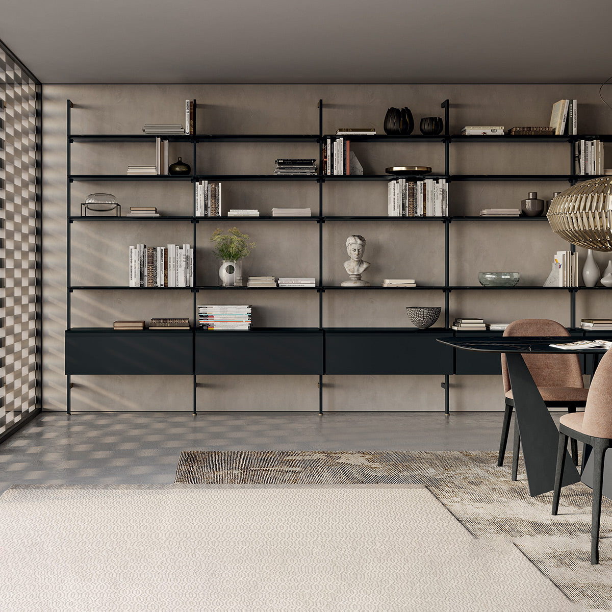 Bamboo Bookcase by Dall'Agnese