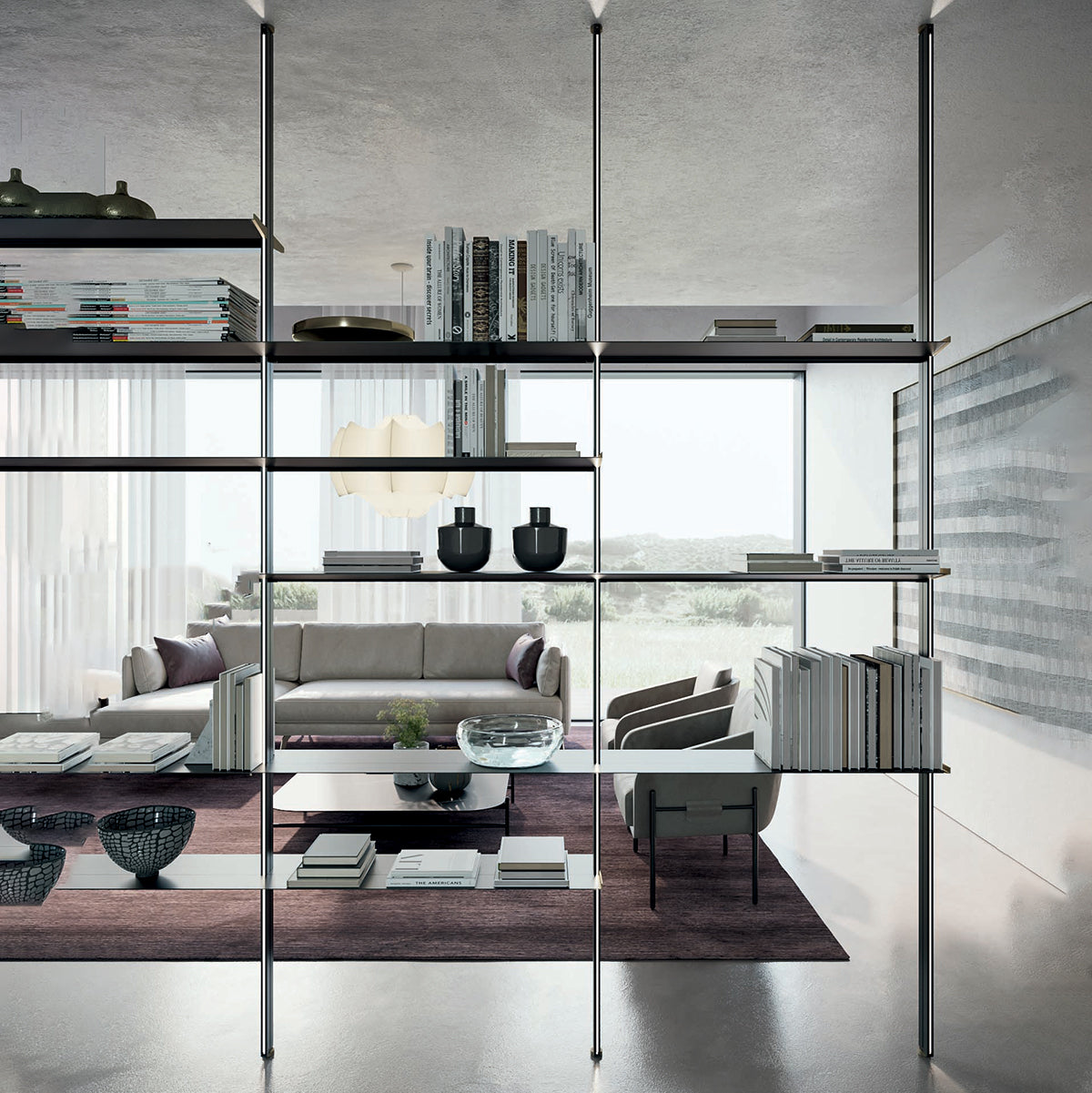 Bamboo Bookcase by Dall'Agnese