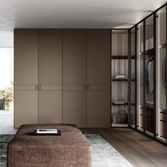 Emotion Up Wardrobe with Cinta Hinged Doors