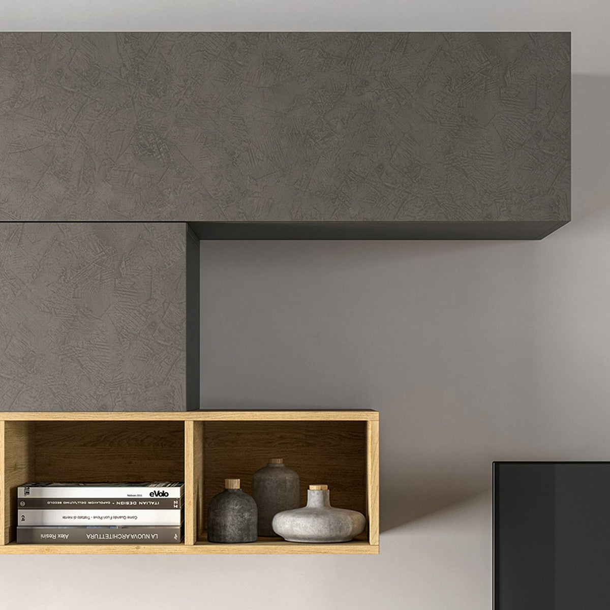 Slim 105 Composition TV Media Unit by Dall'Agnese