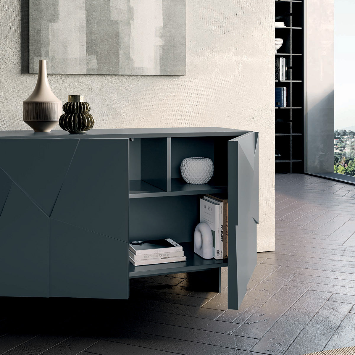 Concrete Sideboard – Dall'Agnese | Industrial Elegance & Modern Storage