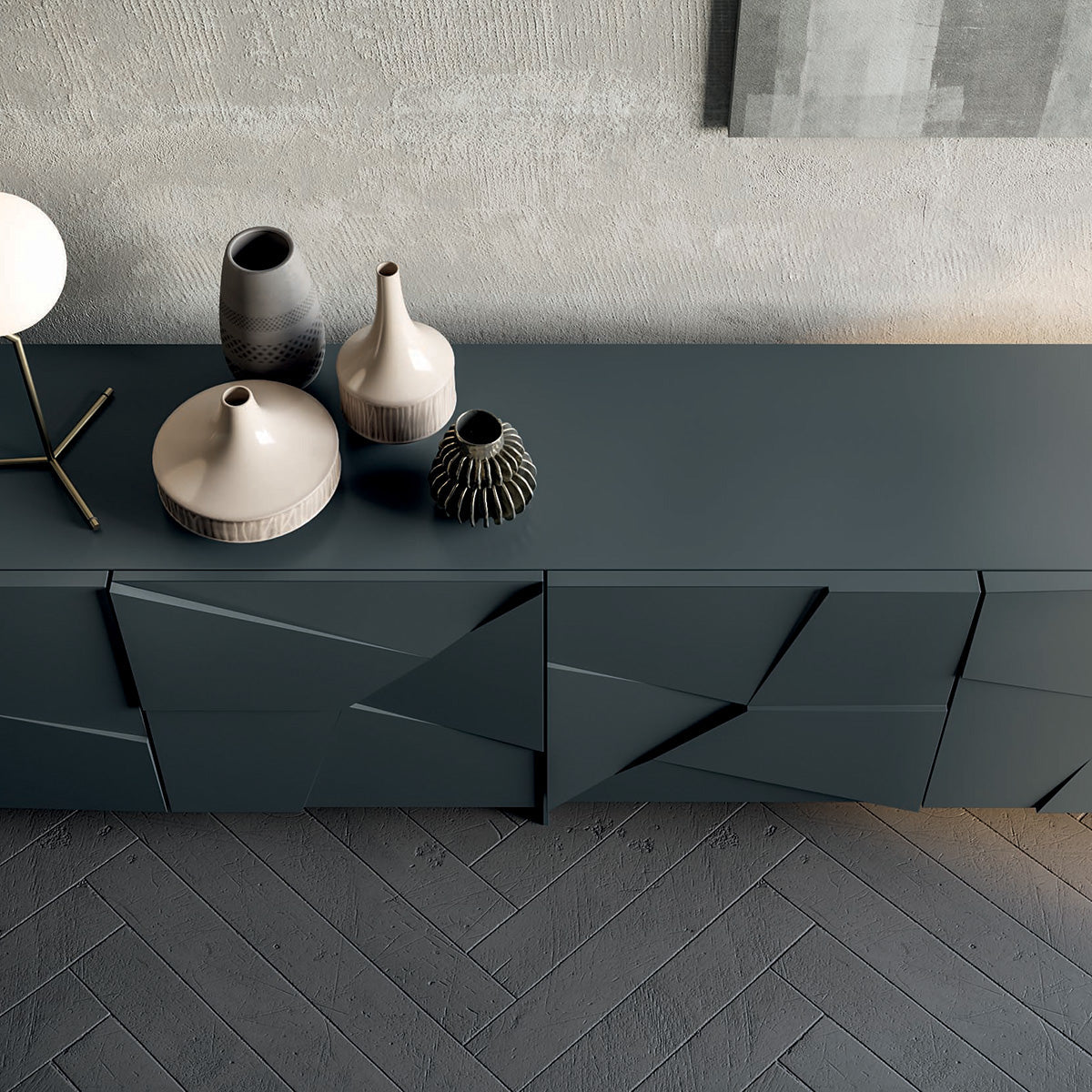 Concrete Sideboard – Dall'Agnese | Industrial Elegance & Modern Storage