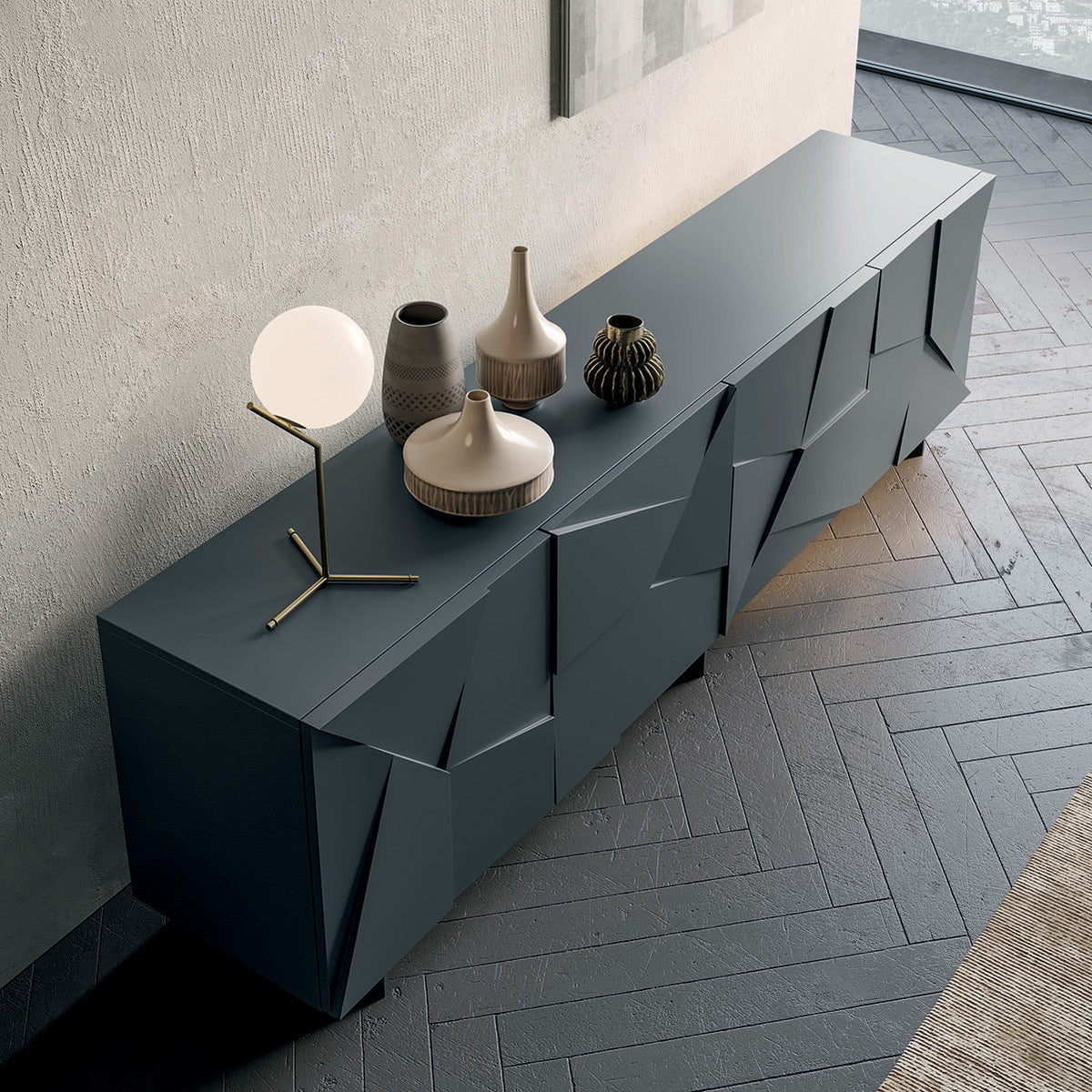 Concrete Sideboard – Dall'Agnese | Industrial Elegance & Modern Storage