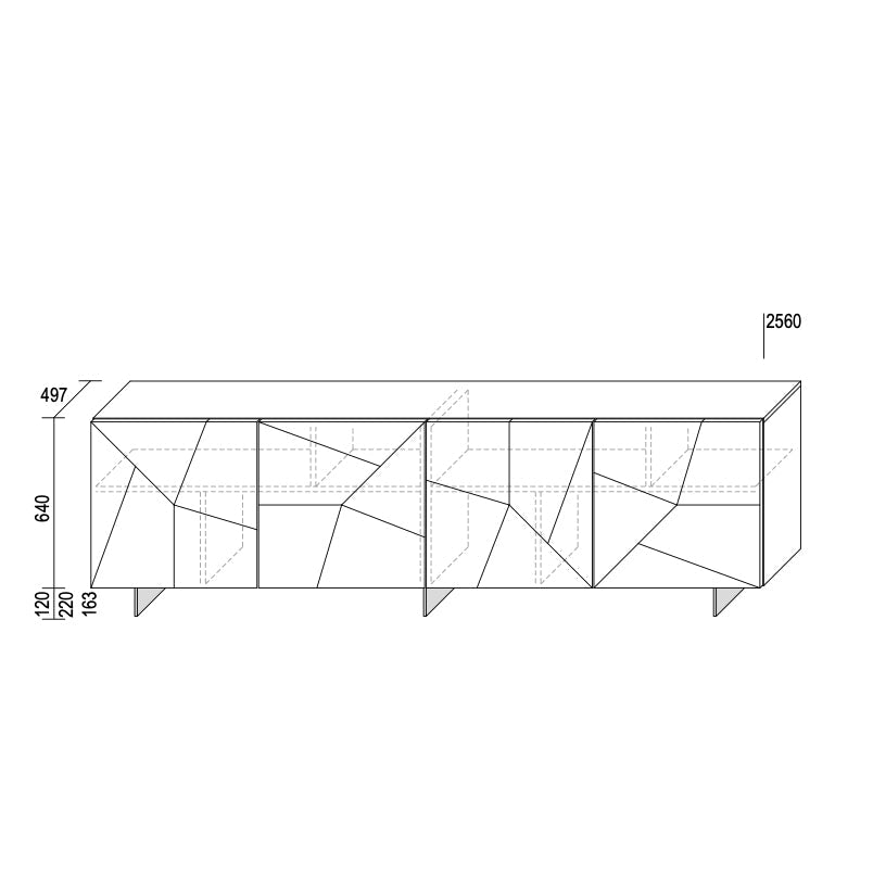 Concrete Sideboard – Dall'Agnese | Industrial Elegance & Modern Storage