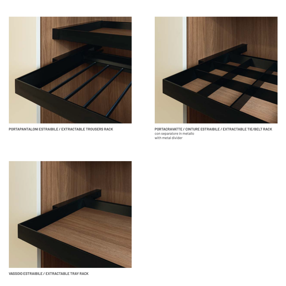 Emotion Up Tecno Hinged Door Wardrobe