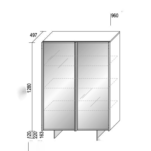 Glass Up Storage Unit by Dall'Agnese