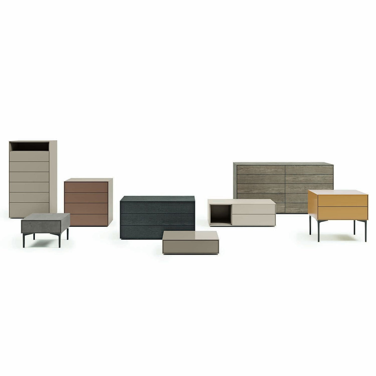 Kompos chest of drawers by Dall'Agnese