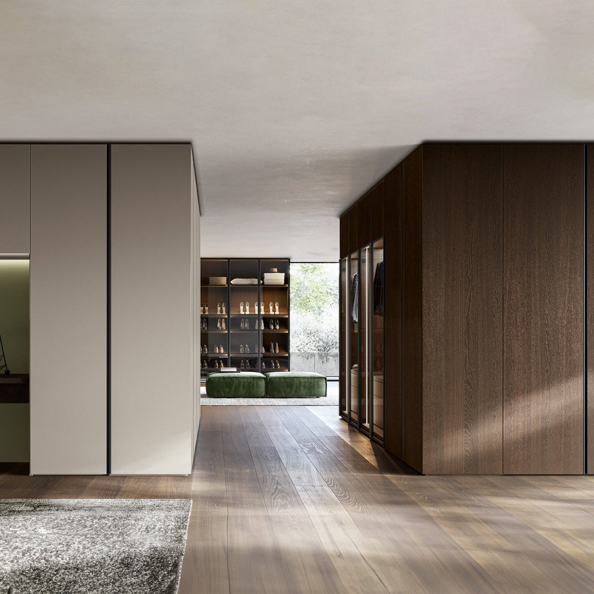 Emotion Up Wardrobe with Nodo Hinged Doors
