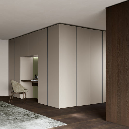 Emotion Up Wardrobe with Nodo Hinged Doors