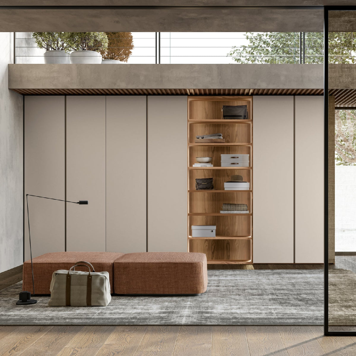Emotion Up Tecno Hinged Door Wardrobe