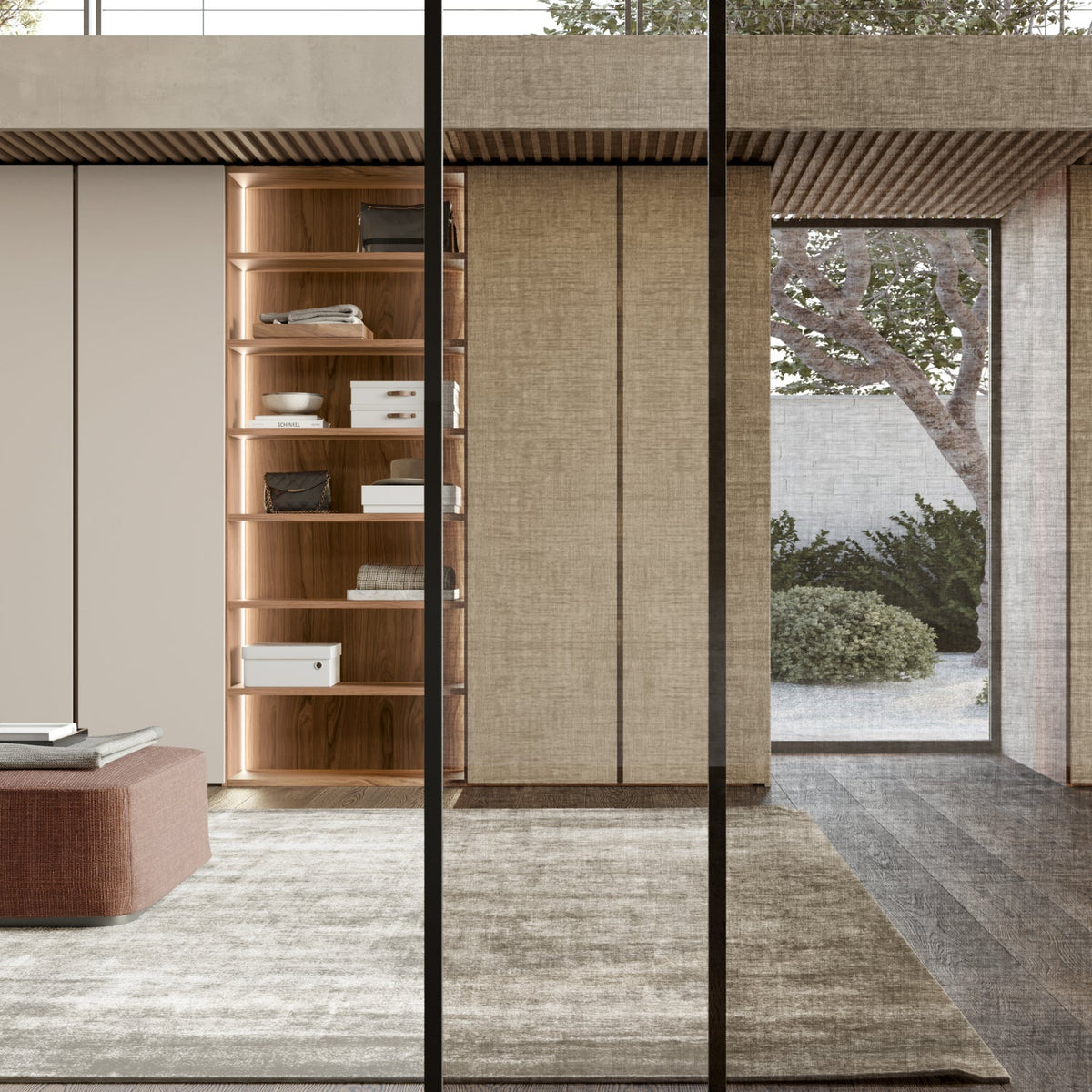 Emotion Up Tecno Hinged Door Wardrobe