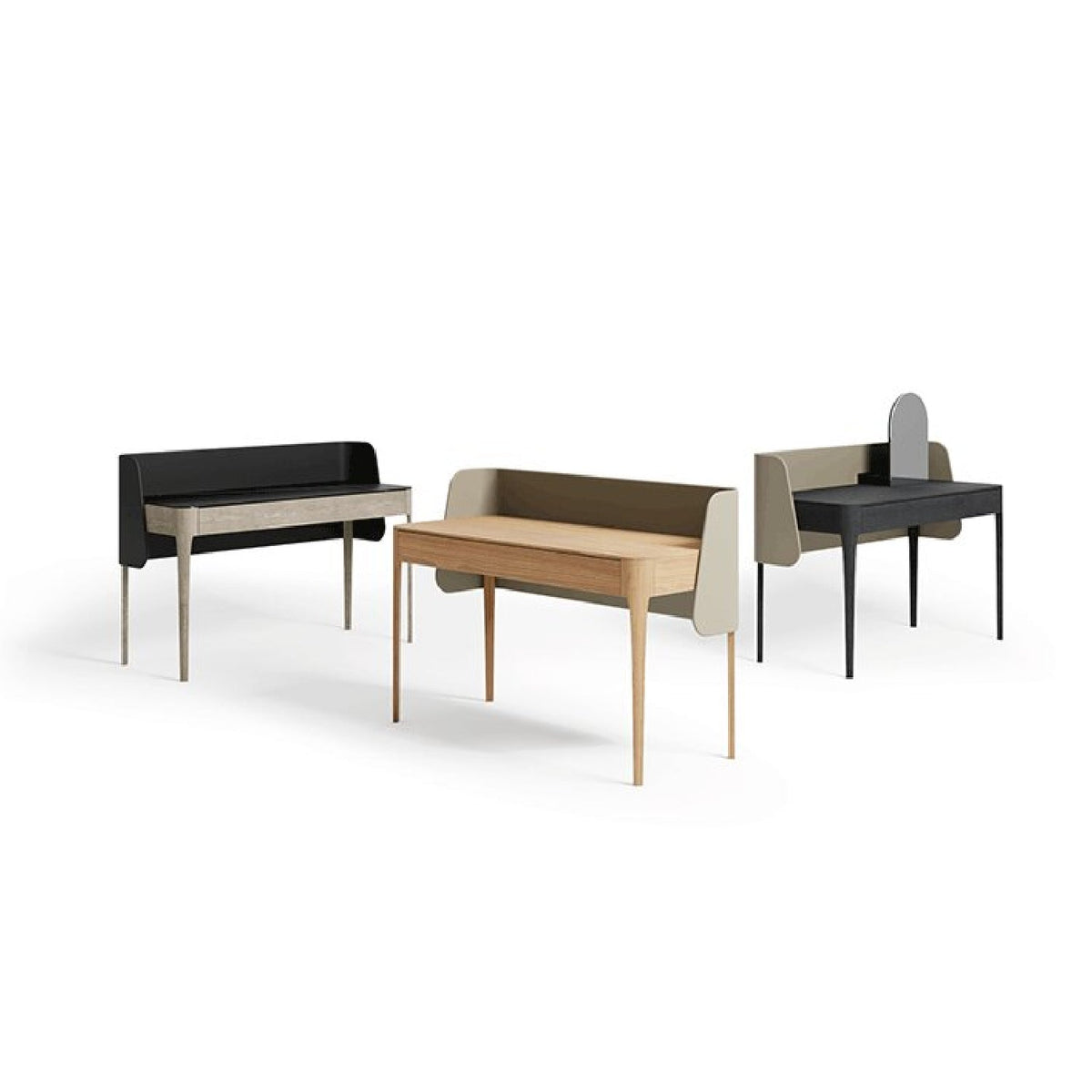 Settanta Floor Standing Home Office Desk