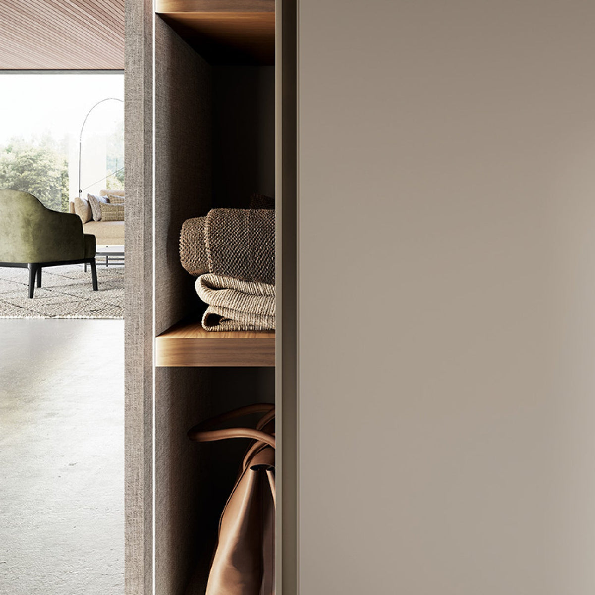 Emotion Up Wardrobe with Nodo Sliding Doors