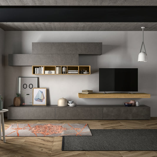 Slim 105 Composition TV Media Unit by Dall'Agnese
