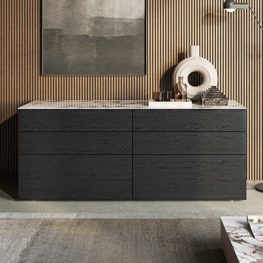 Slim 6 long drawers by Dall'Agnese