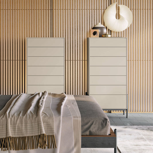 Supernova Tall Chest – 7 Drawer Vertical Dresser by Dall’Agnese