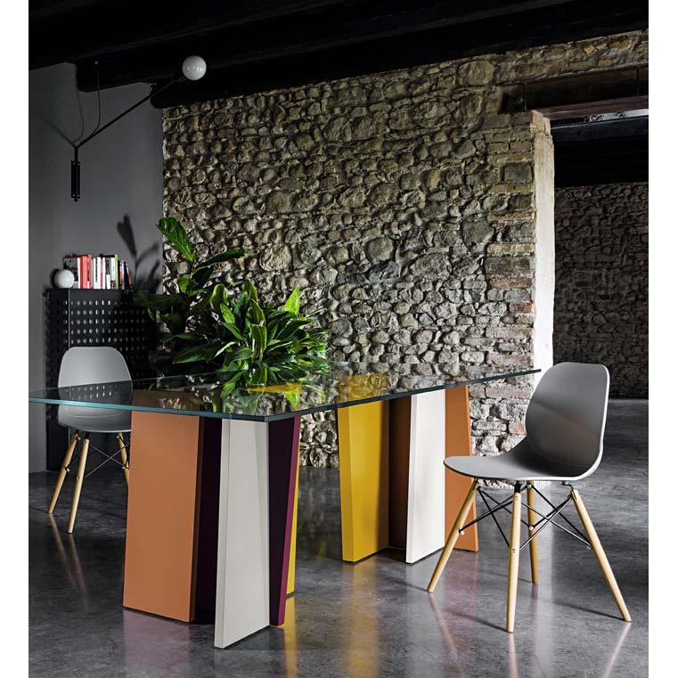 Caligola Chair by Dall’Agnese | Wood Eiffel Legs & Modern Comfort