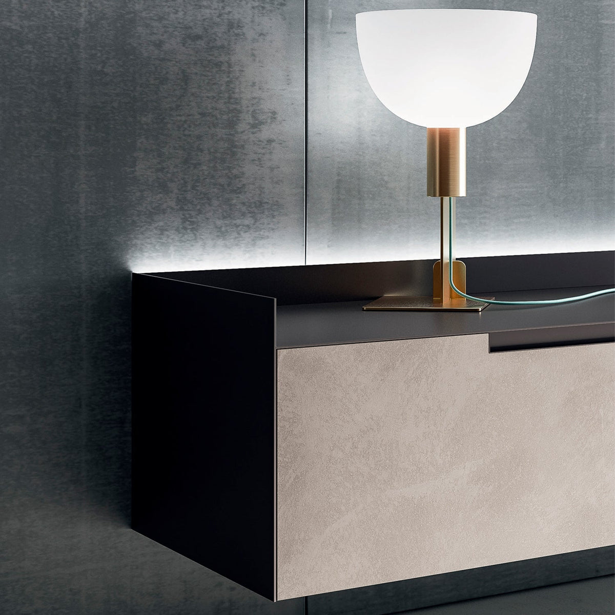 Slim Up 03 Composition TV Media Unit by Dall'Agnese