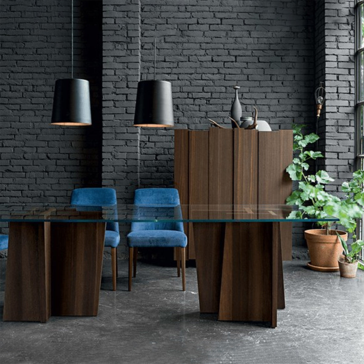 Stripe Tall Storage Unit by Dall'Agnese