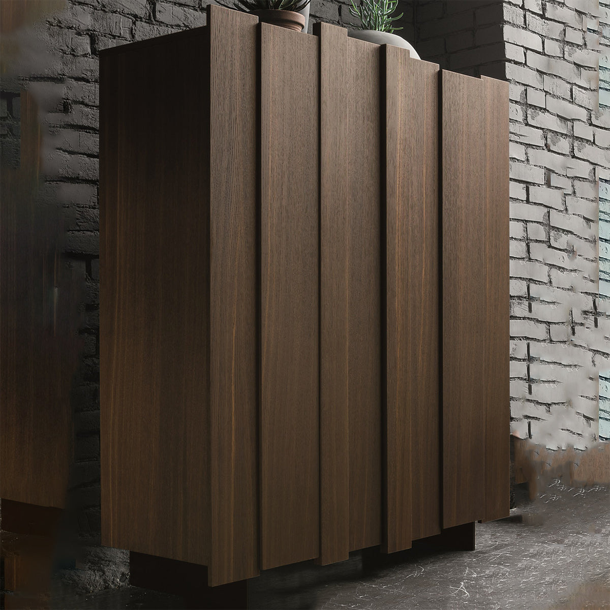 Stripe Tall Storage Unit by Dall'Agnese
