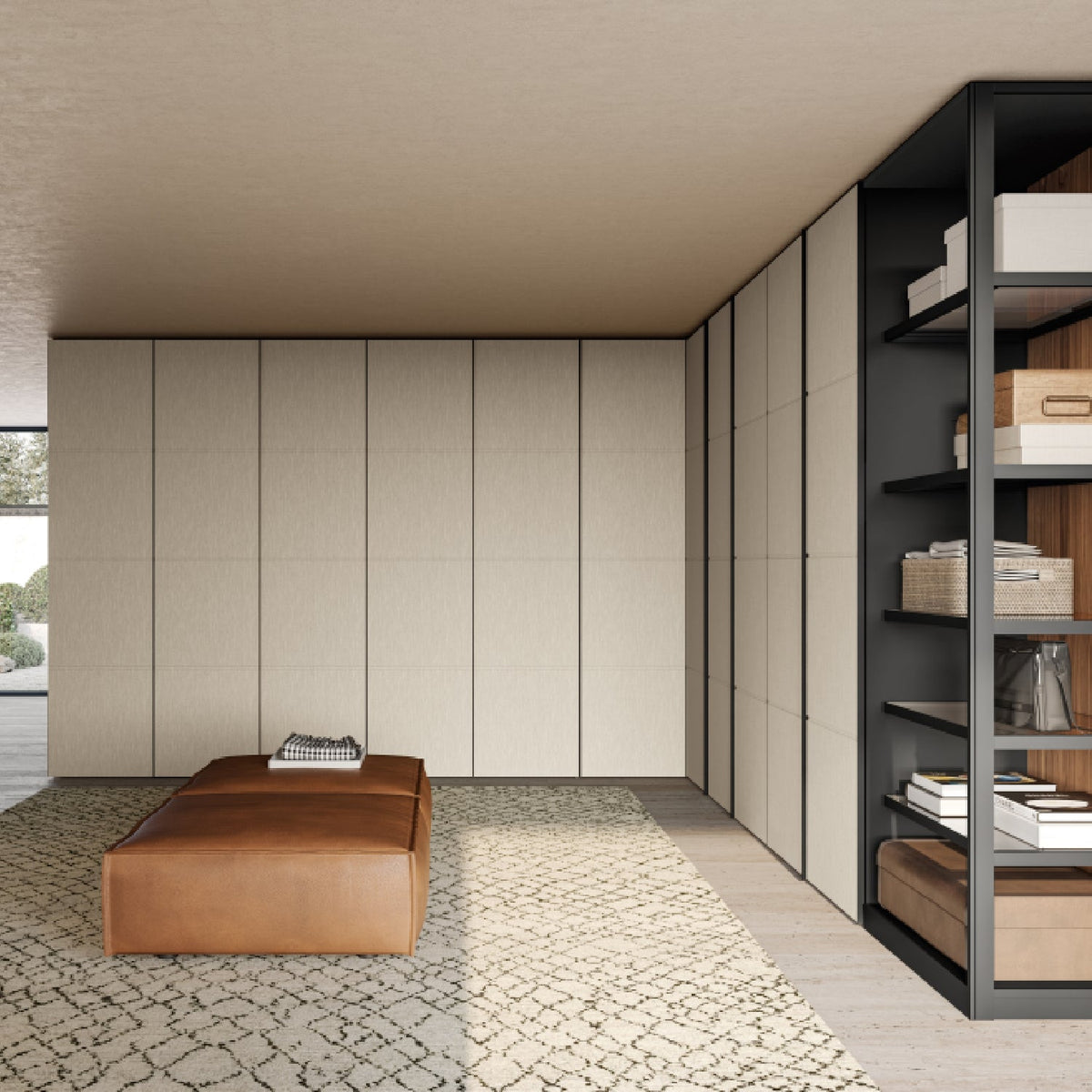 Emotion Up Wardrobe with Tela Hinged Doors