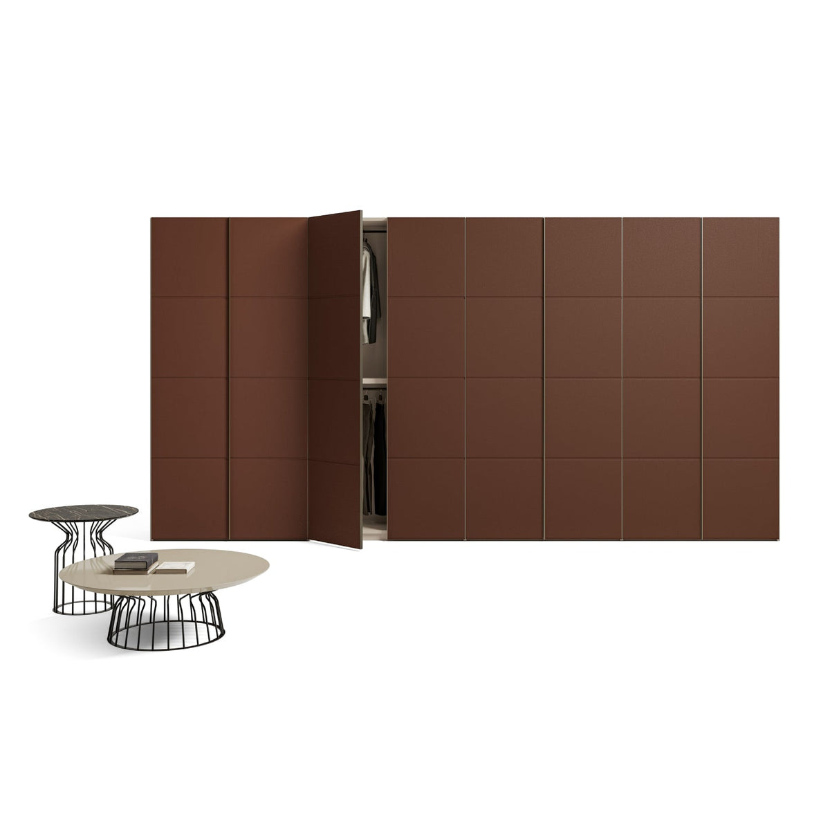 Emotion Up Wardrobe with Tela Hinged Doors