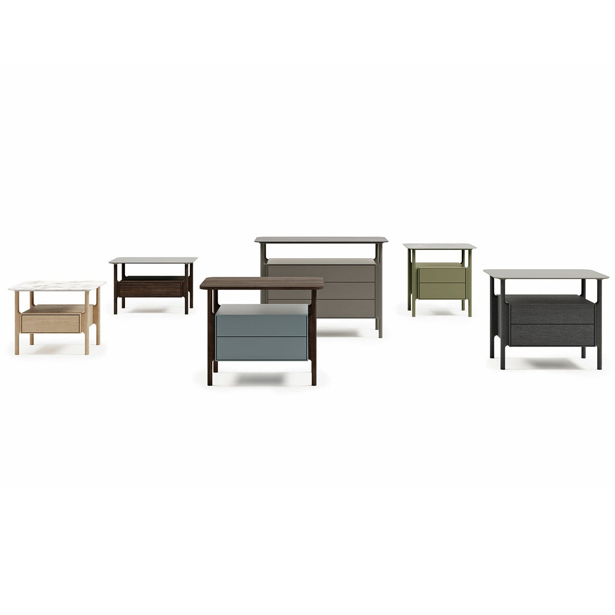 Tepu bedside table by Dall'Agnese