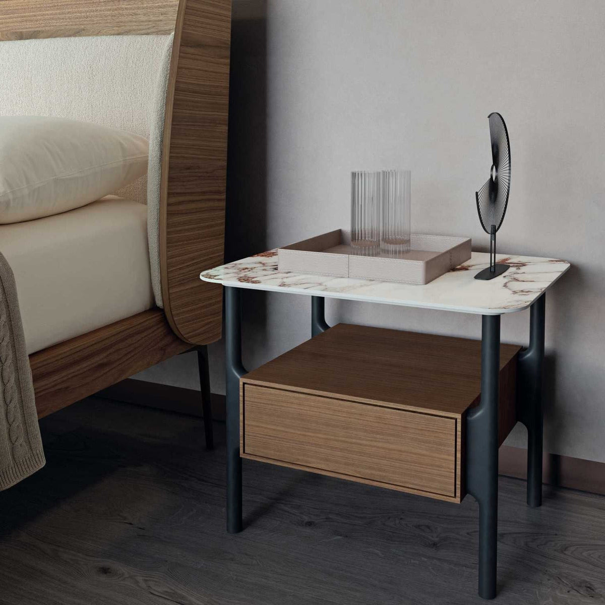 Tepu bedside table by Dall'Agnese