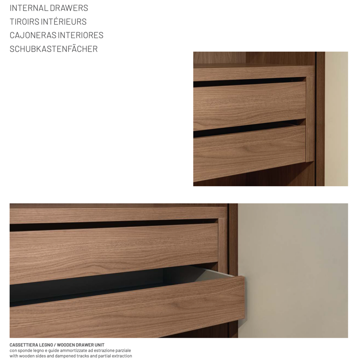 Emotion Up Wardrobe with Cinta Hinged Doors
