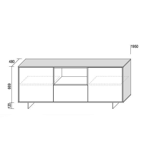 Code 5 Sideboard – Dall'Agnese | Modern Italian Storage & Elegance