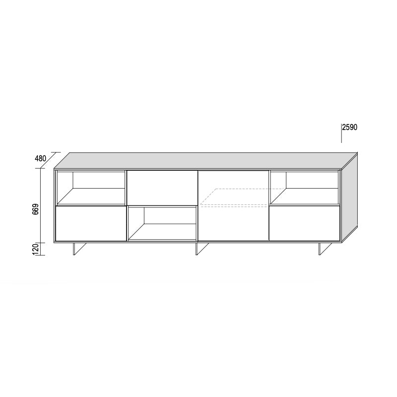 Code 7 Sideboard – Dall'Agnese | Modern Italian Storage & Elegance