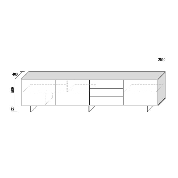 Code 7 Sideboard – Dall'Agnese | Modern Italian Storage & Elegance