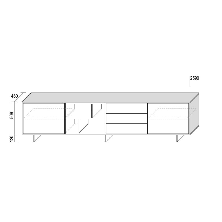 Code 7 Sideboard – Dall'Agnese | Modern Italian Storage & Elegance