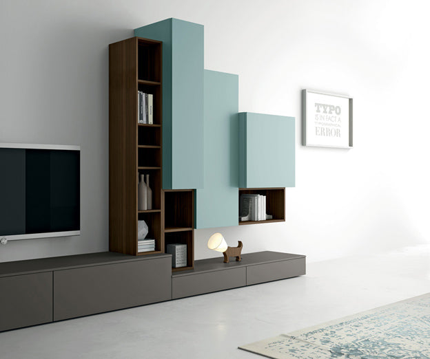 Slim 87 Contemporary TV Media Unit by Dall'Agnese