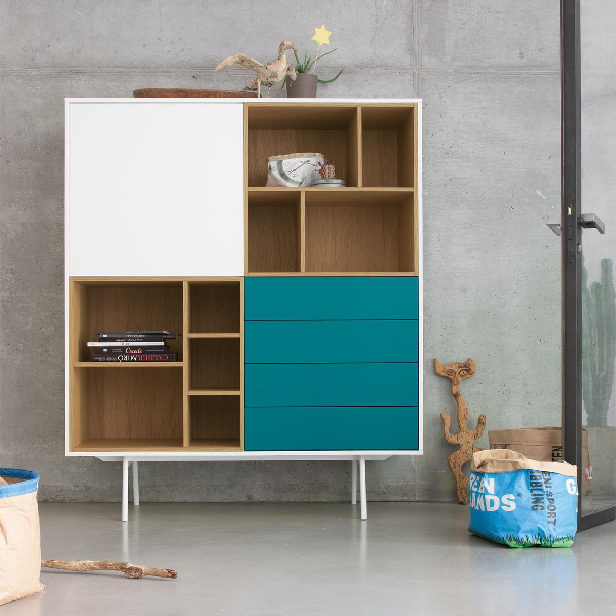 Code 11 large storage cabinet by Dall'Agnese