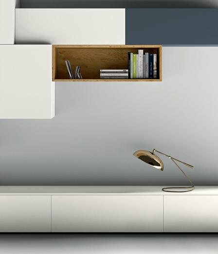 Slim 88 TV Media Unit Composition by Dall'Agnese