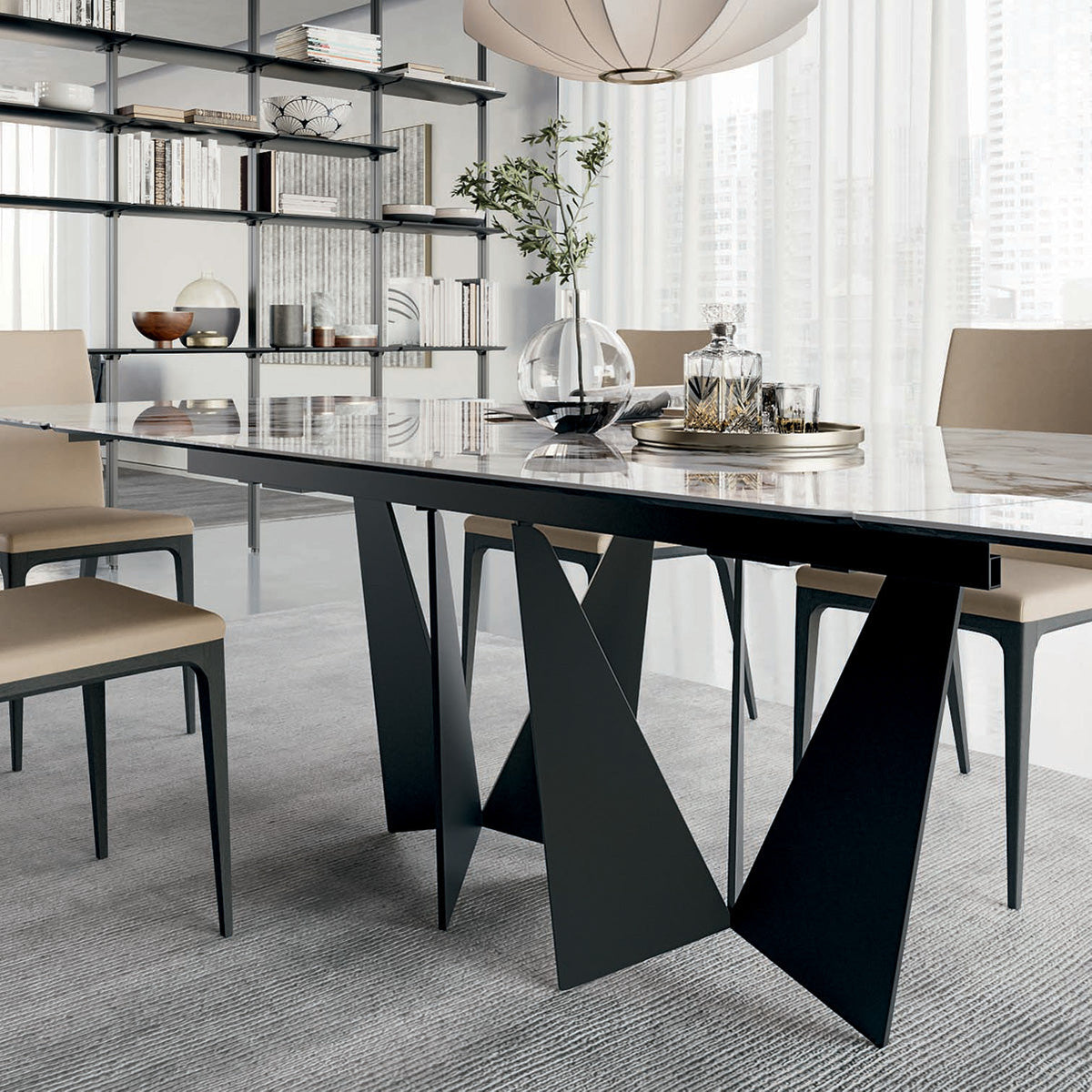 Eiffel Extendable Dining Table – Dall'Agnese | Italian Elegance & Versatile Design