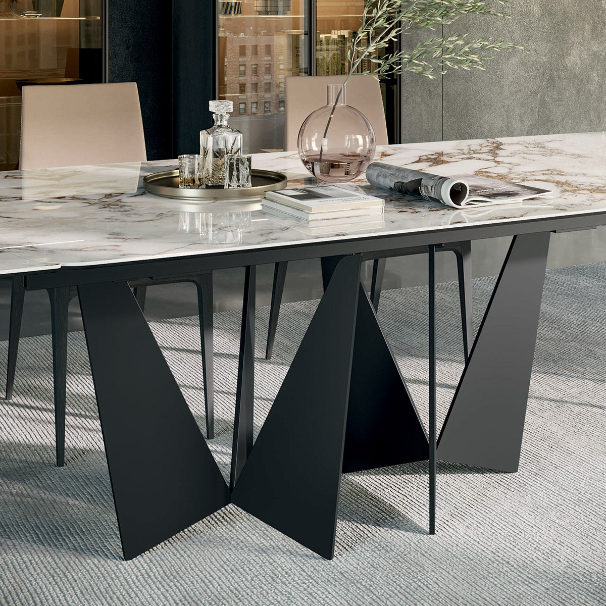 Eiffel Extendable Dining Table – Dall'Agnese | Italian Elegance & Versatile Design
