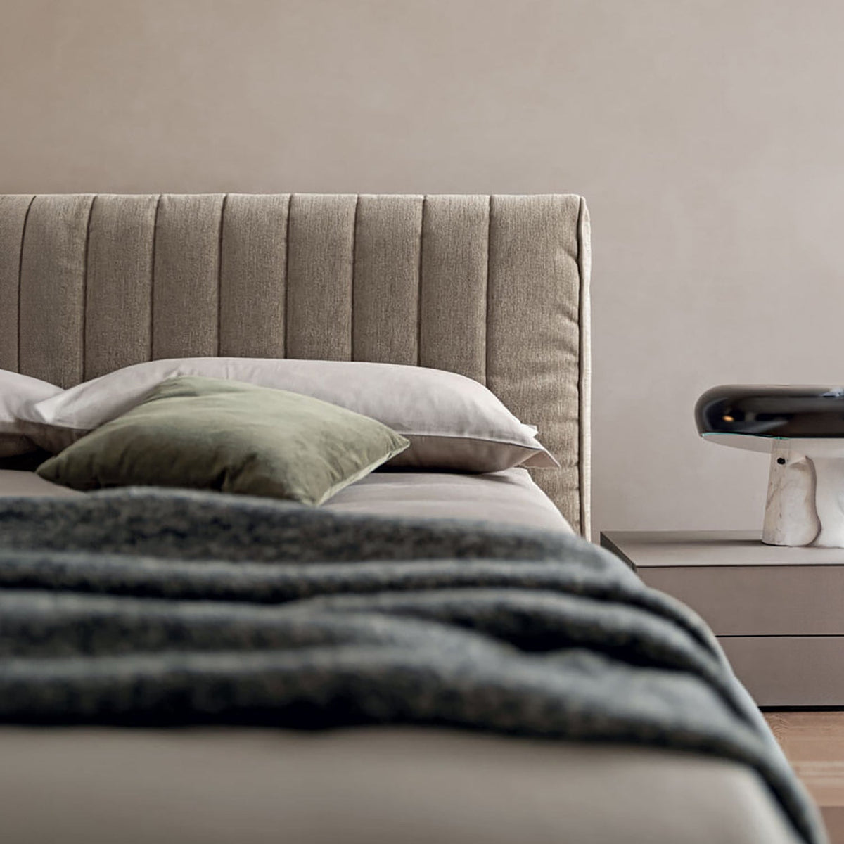 Goose Eco-leather Upholstered Bed