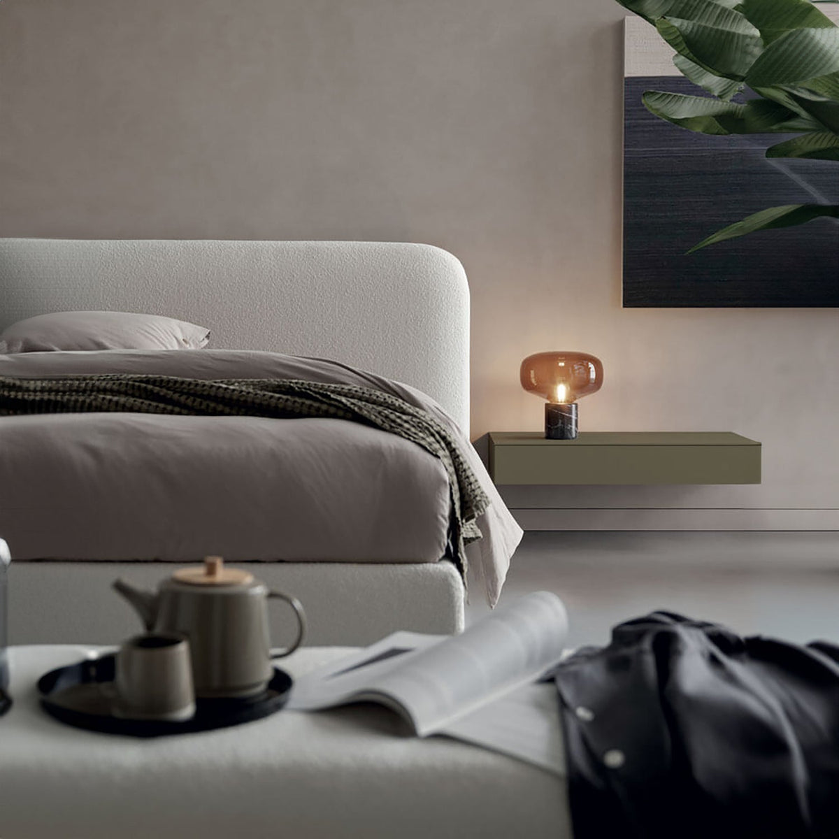 Hari Upholstered Double Bed