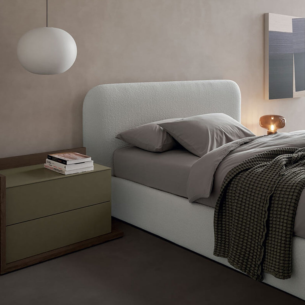 Hari Upholstered Double Bed