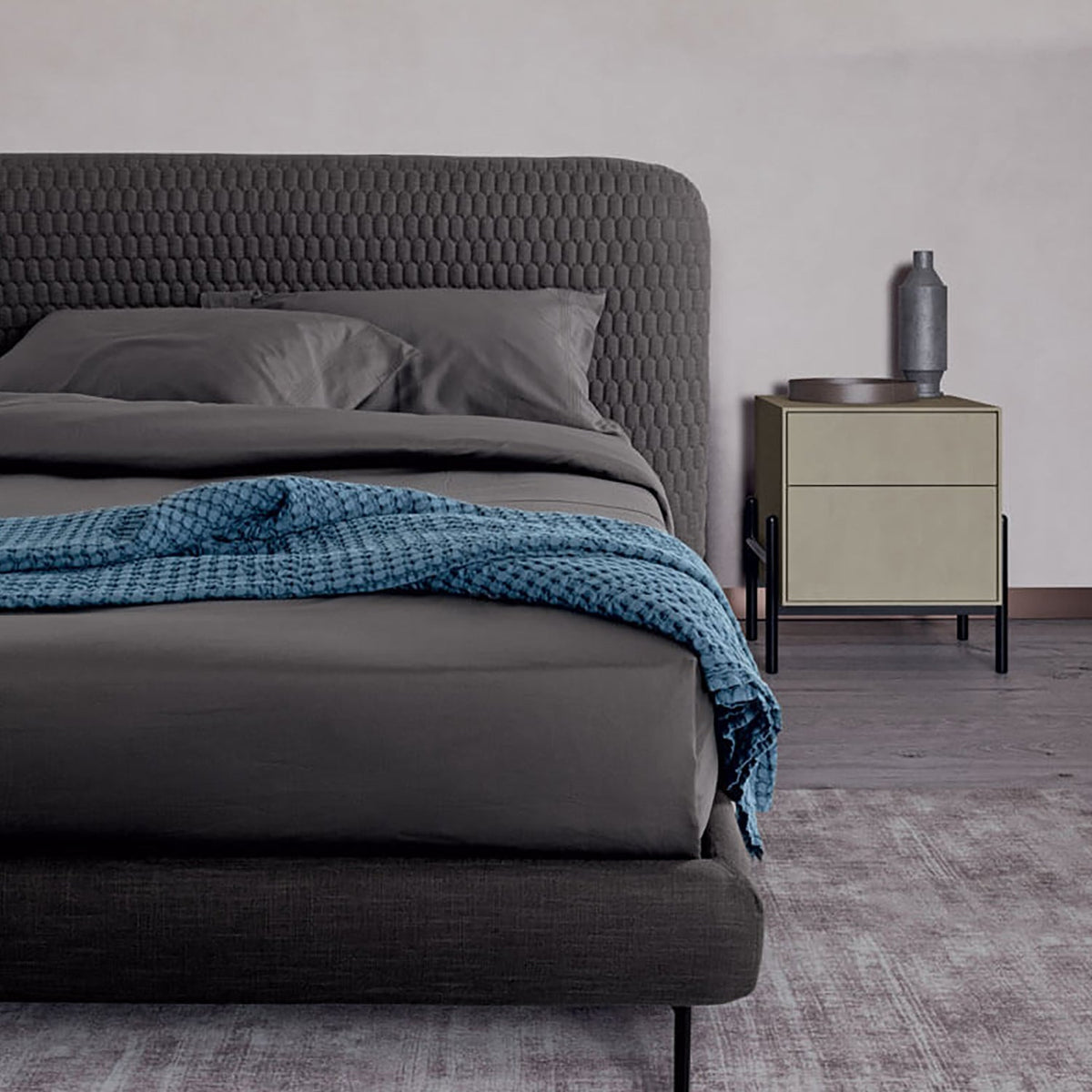 Hari Upholstered Double Bed