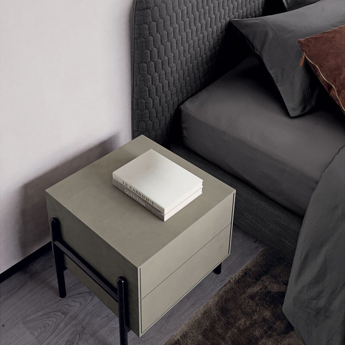 Hari Upholstered Double Bed