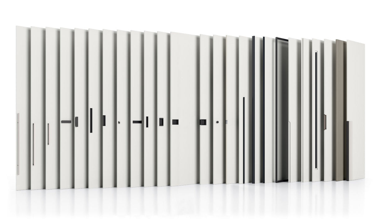 Emotion Up Simply Wardrobe with Matt Lacquered Hinged Doors