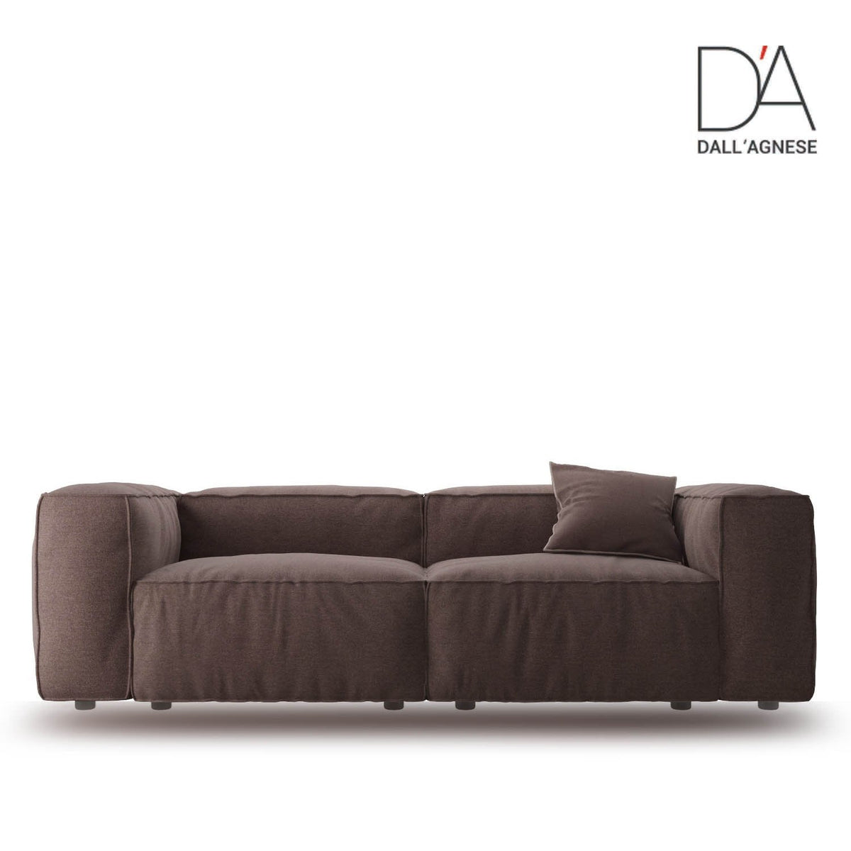 Comfort contemporary sectional Italian sofa by Dall'Agnese