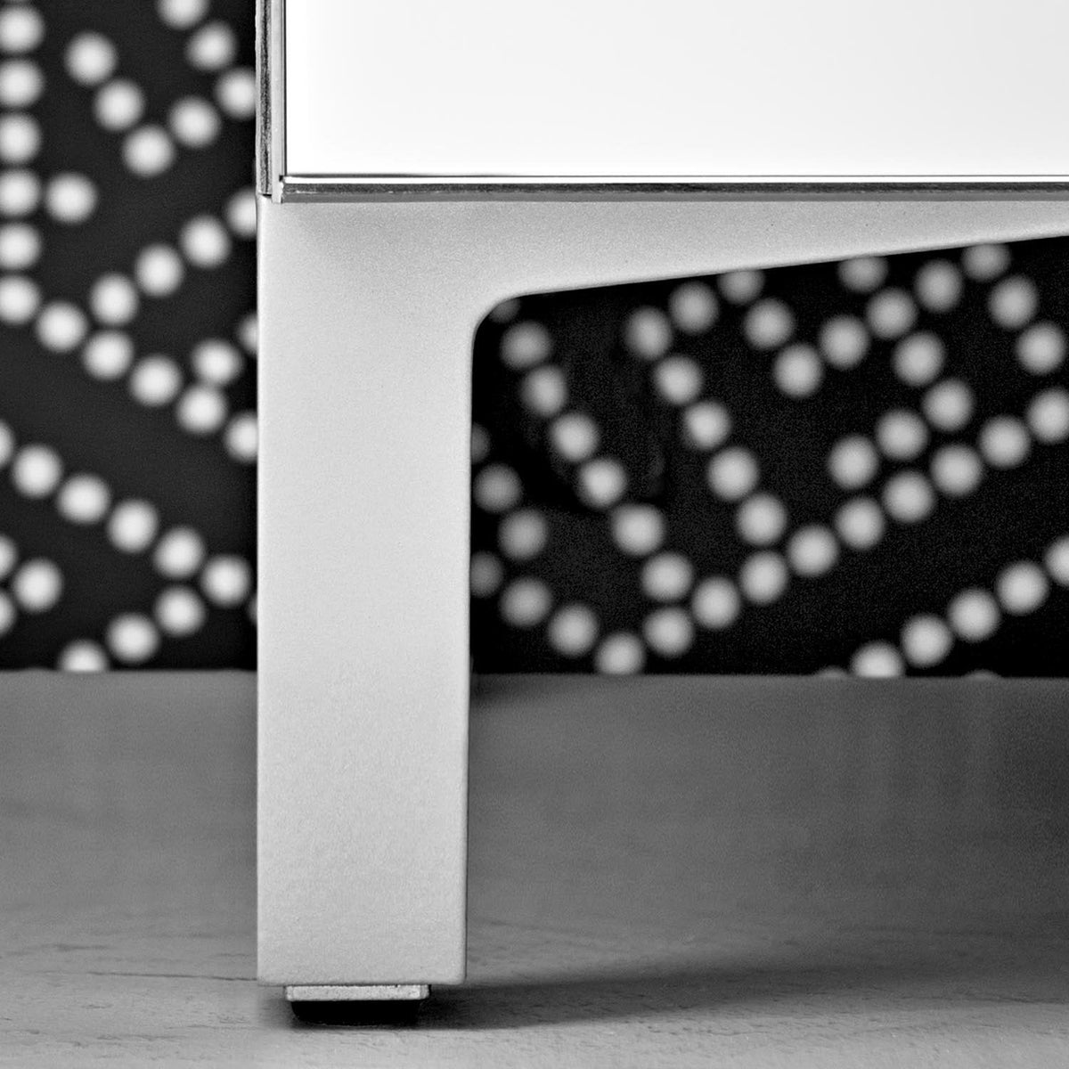 Linear White Wooden Shoe Storage Units by Birex